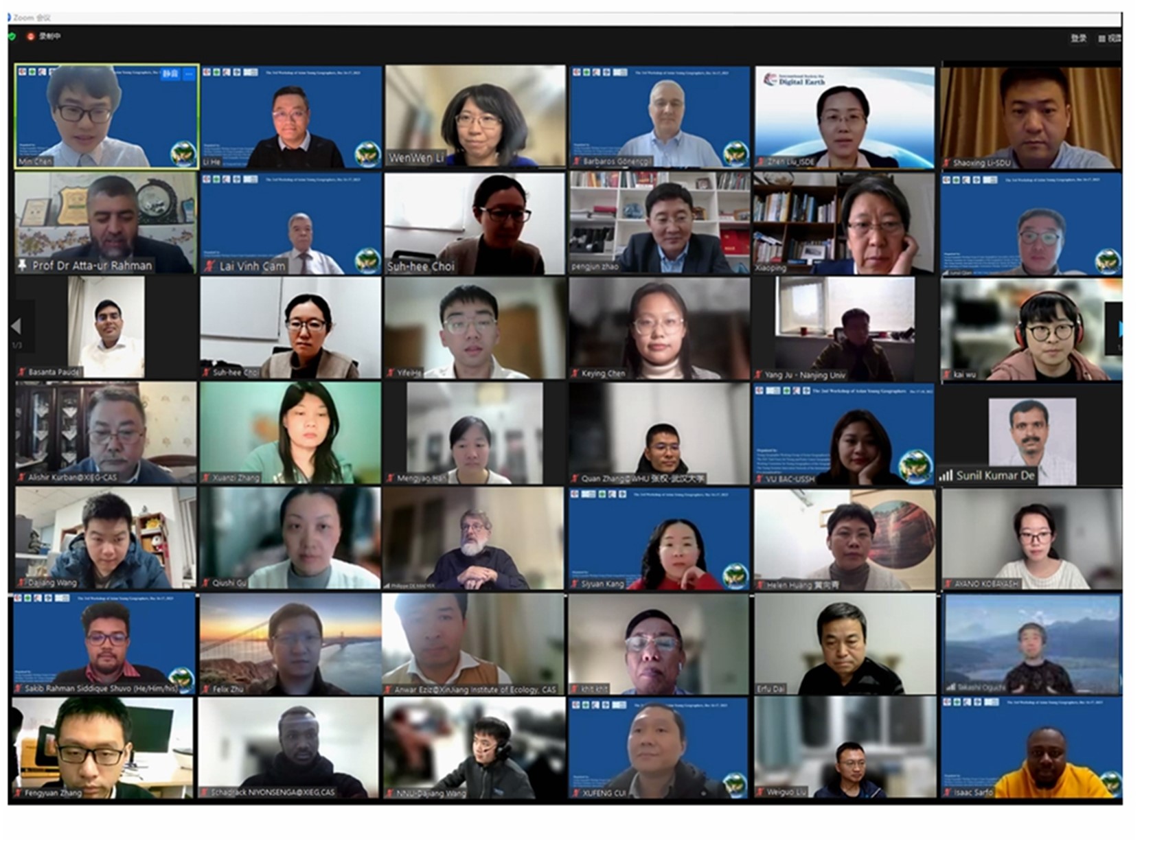 第三届亚洲青年地理学家研讨会部分参会者合影.jpg